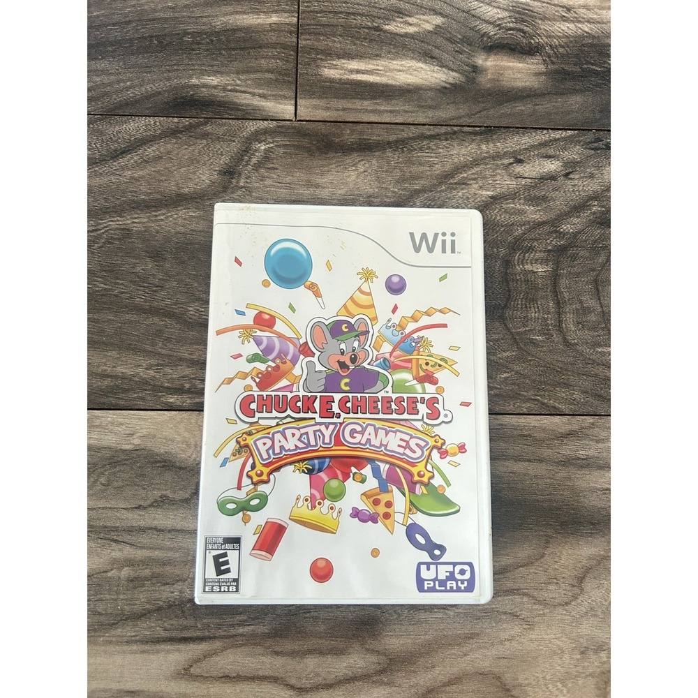 Chuck E. Cheese's Party Games (Nintendo‎ Wii, 2010) CIB, Tested